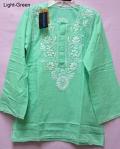 Plus Size Ladies Cotton Voile Kurti Tunic Top S, M, L, XL, XXL, XXXL Size
